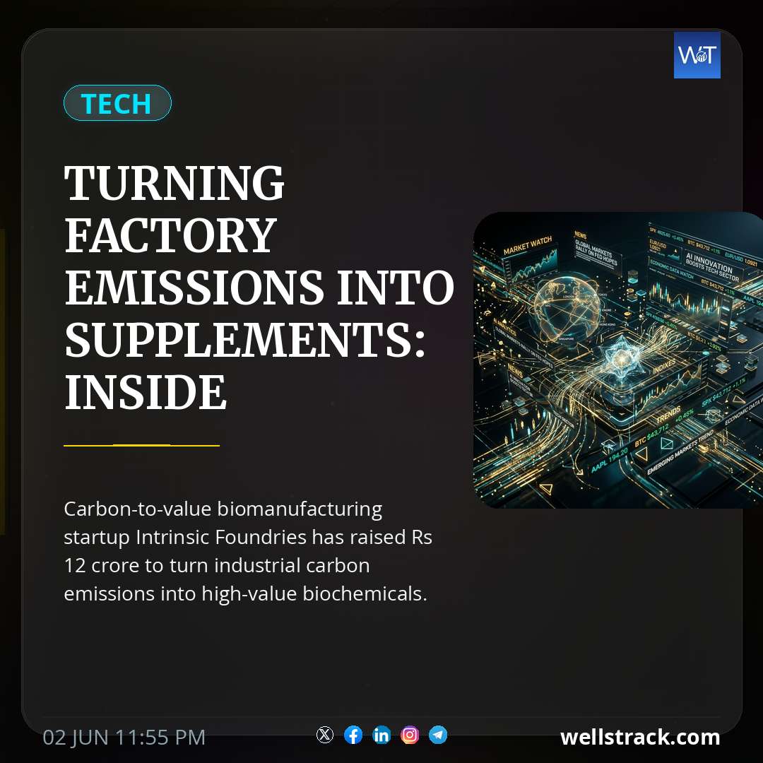 Turning factory emissions into supplements: Inside Intrinsic Foundries' carbon-to-value bet — WellsTrack