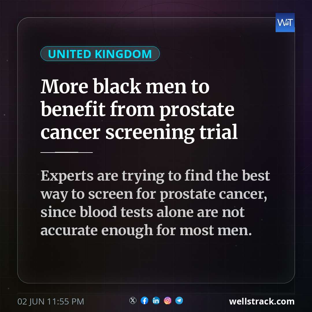 More black men to benefit from prostate cancer screening trial — WellsTrack