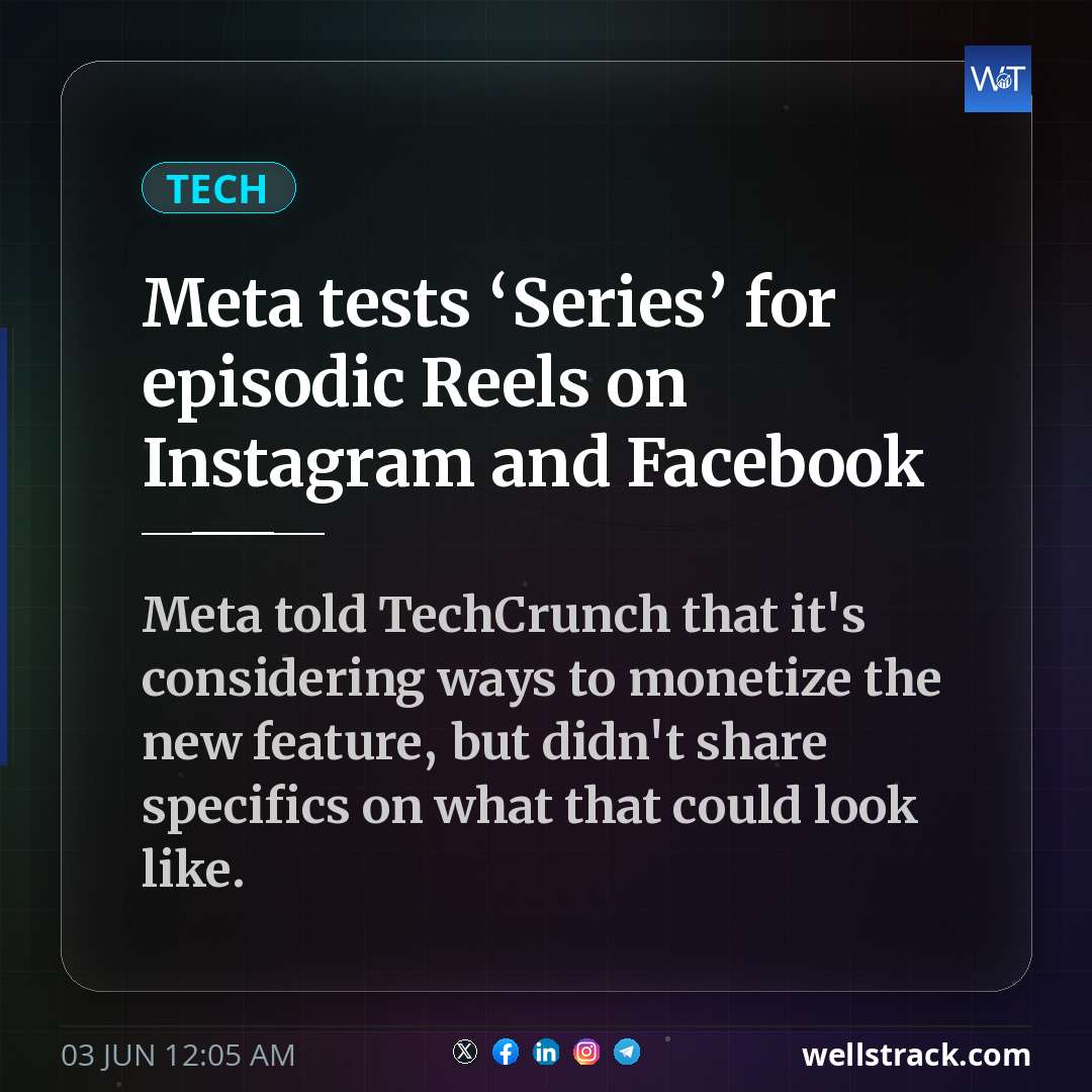 Meta tests ‘Series’ for episodic Reels on Instagram and Facebook