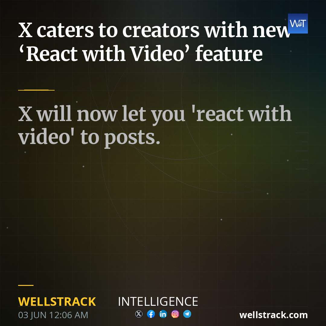 X caters to creators with new ‘React with Video’ feature
