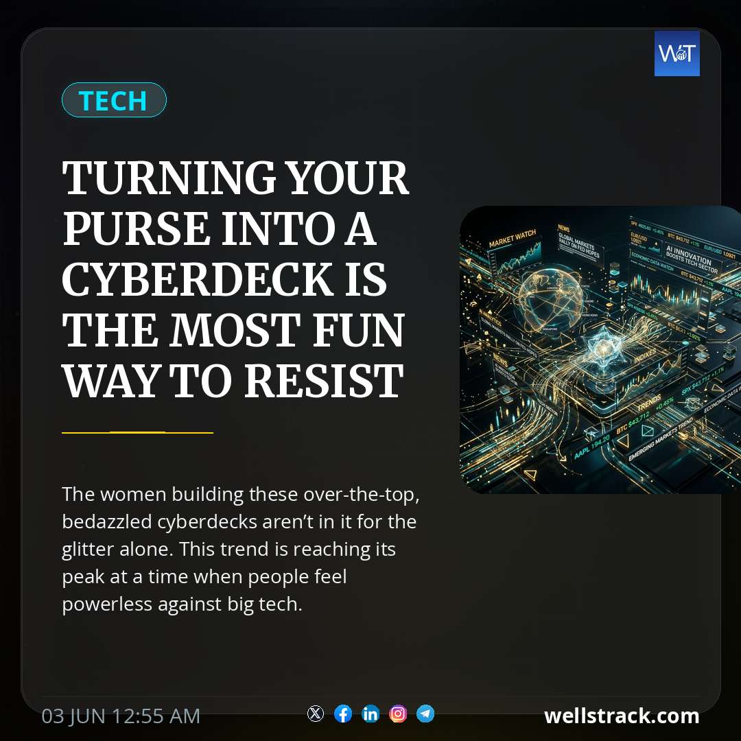 Turning your purse into a cyberdeck is the most fun way to resist big tech — WellsTrack
