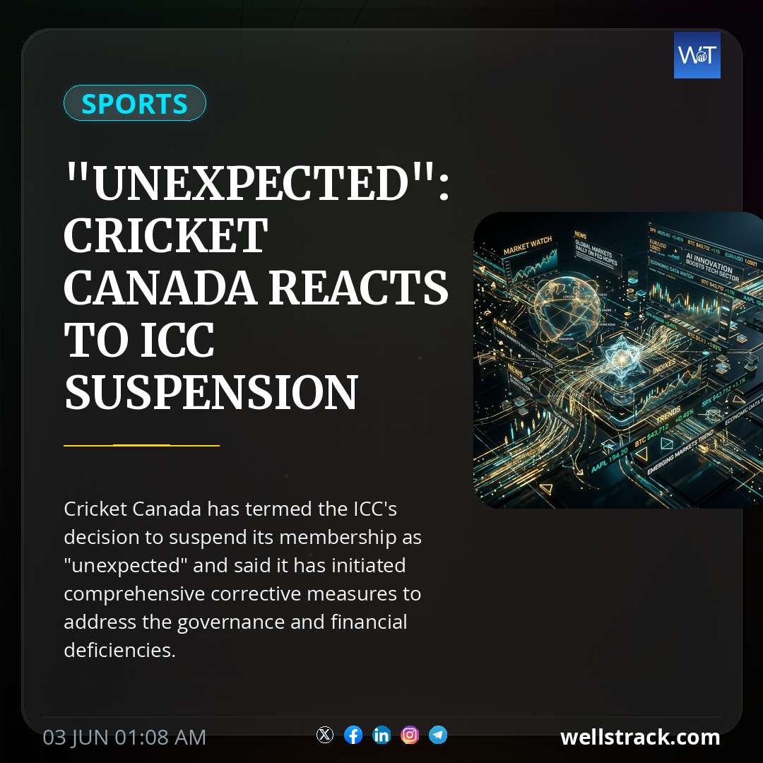 "Unexpected": Cricket Canada Reacts To ICC Suspension