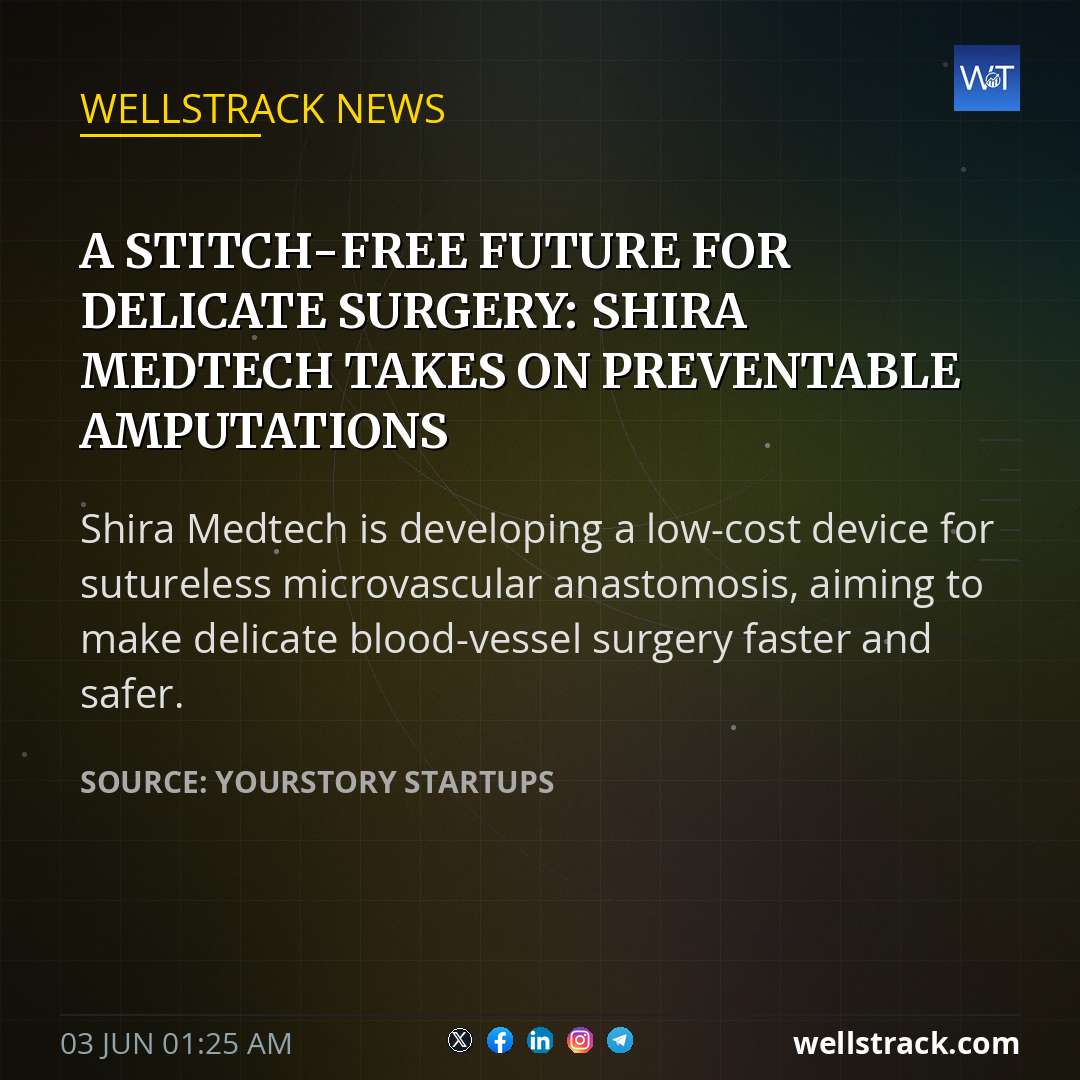 A stitch-free future for delicate surgery: Shira Medtech takes on preventable amputations