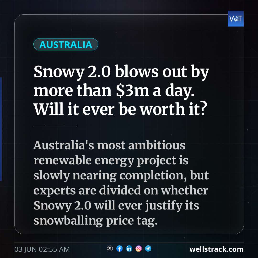 Snowy 2.0 blows out by more than $3m a day. Will it ever be worth it?