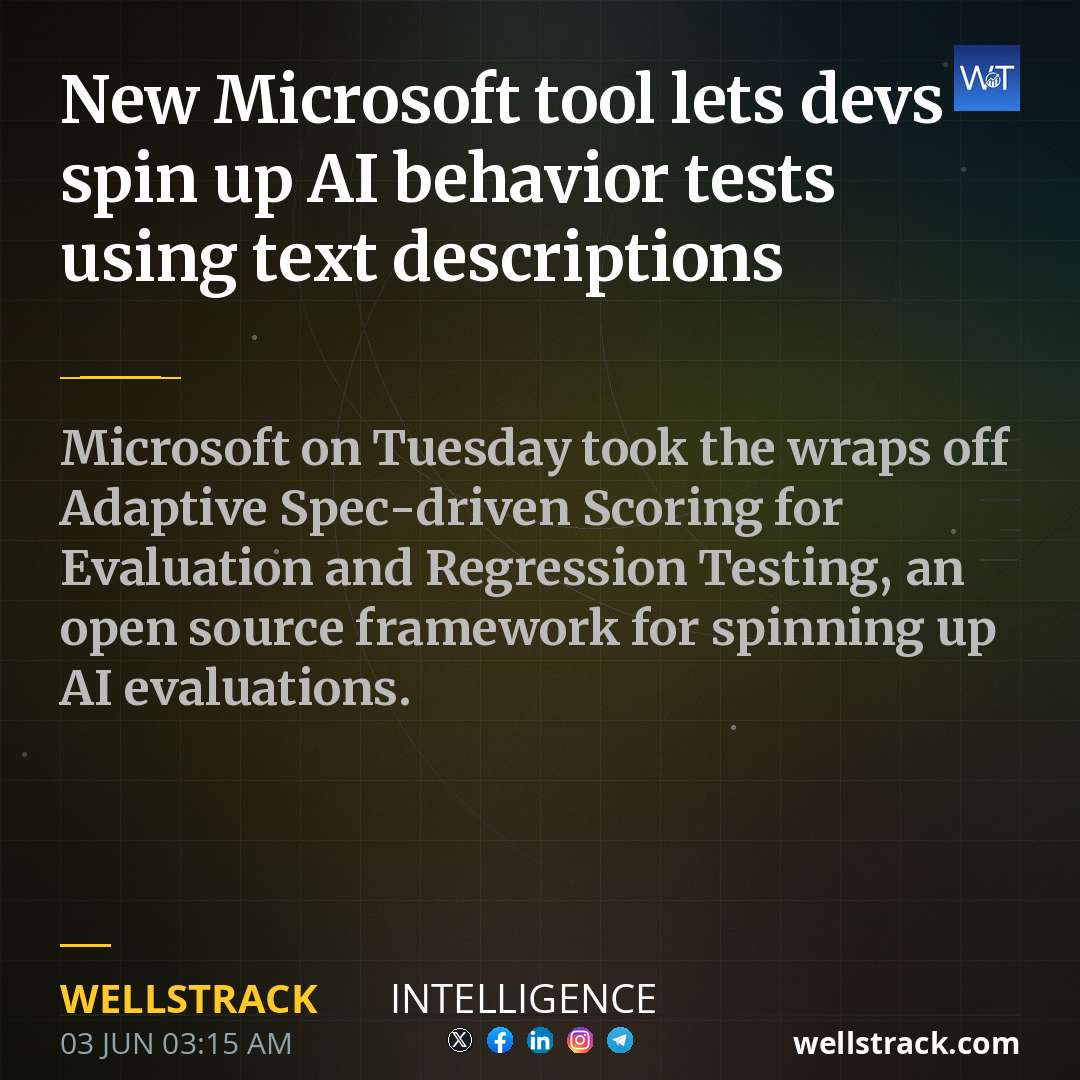 New Microsoft tool lets devs spin up AI behavior tests using text descriptions