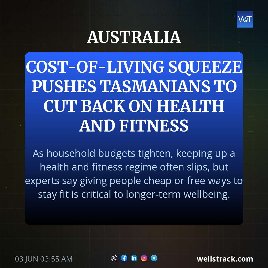 Cost-of-living squeeze pushes Tasmanians to cut back on health and fitness