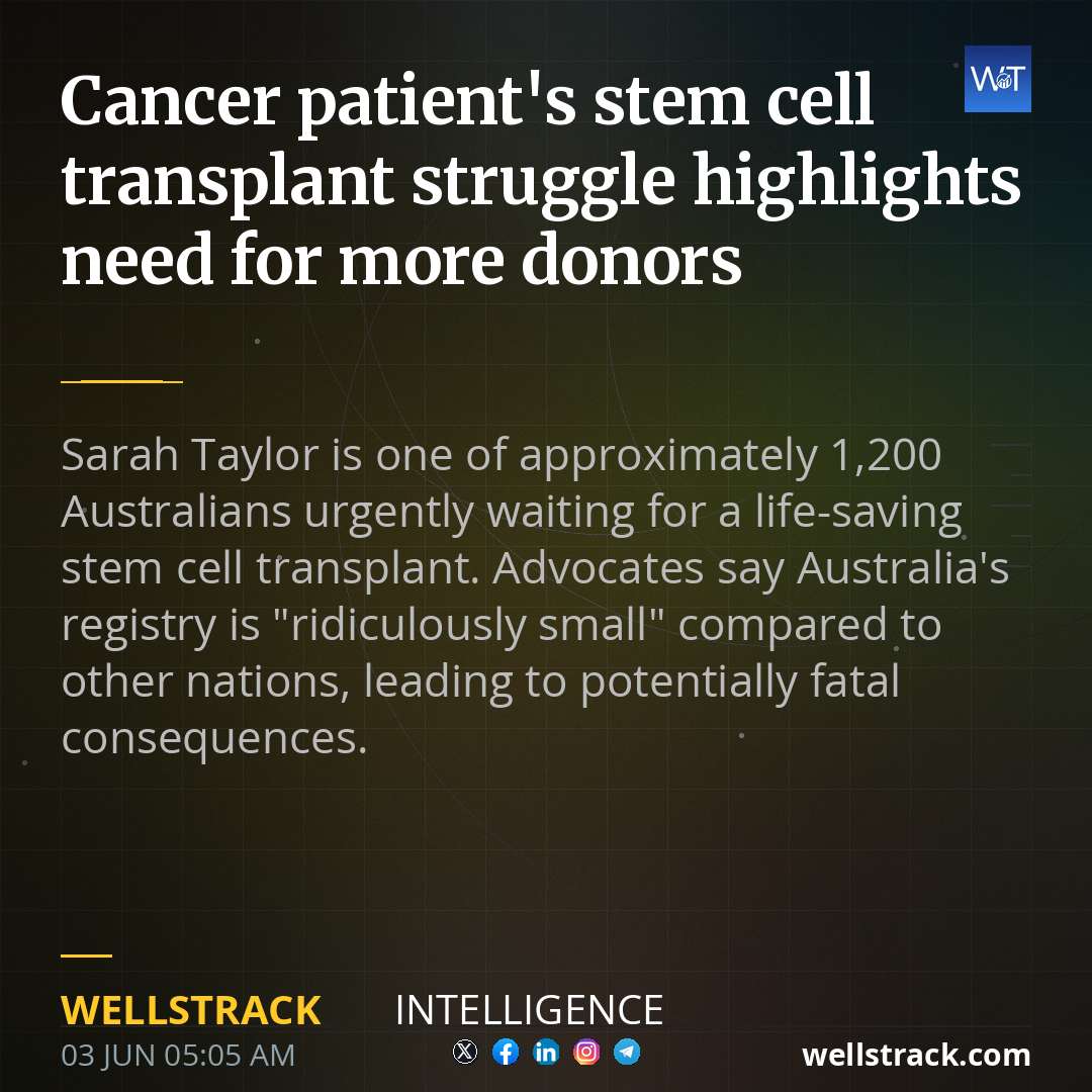 Cancer patient's stem cell transplant struggle highlights need for more donors — WellsTrack