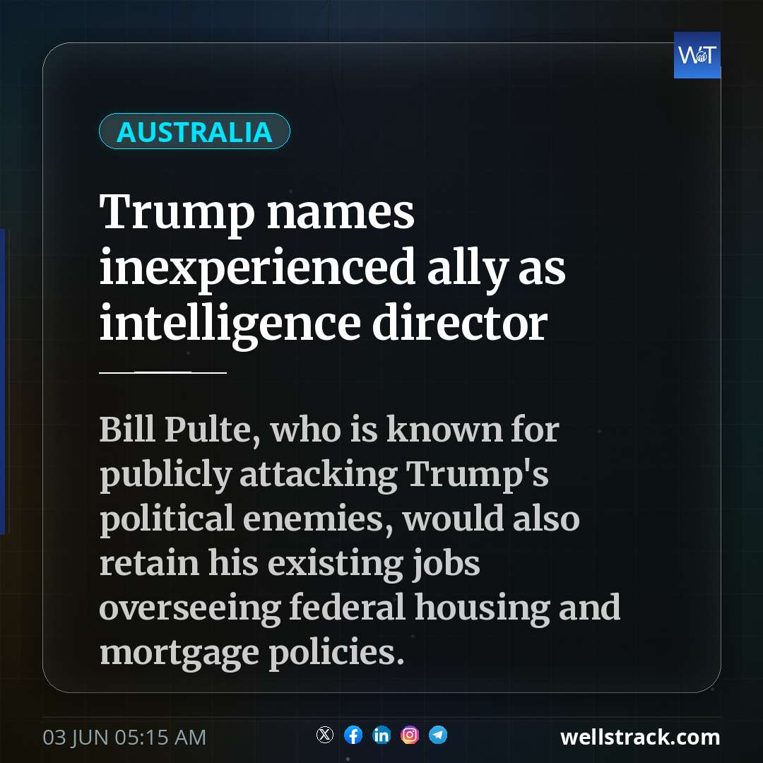 Trump names inexperienced ally as intelligence director