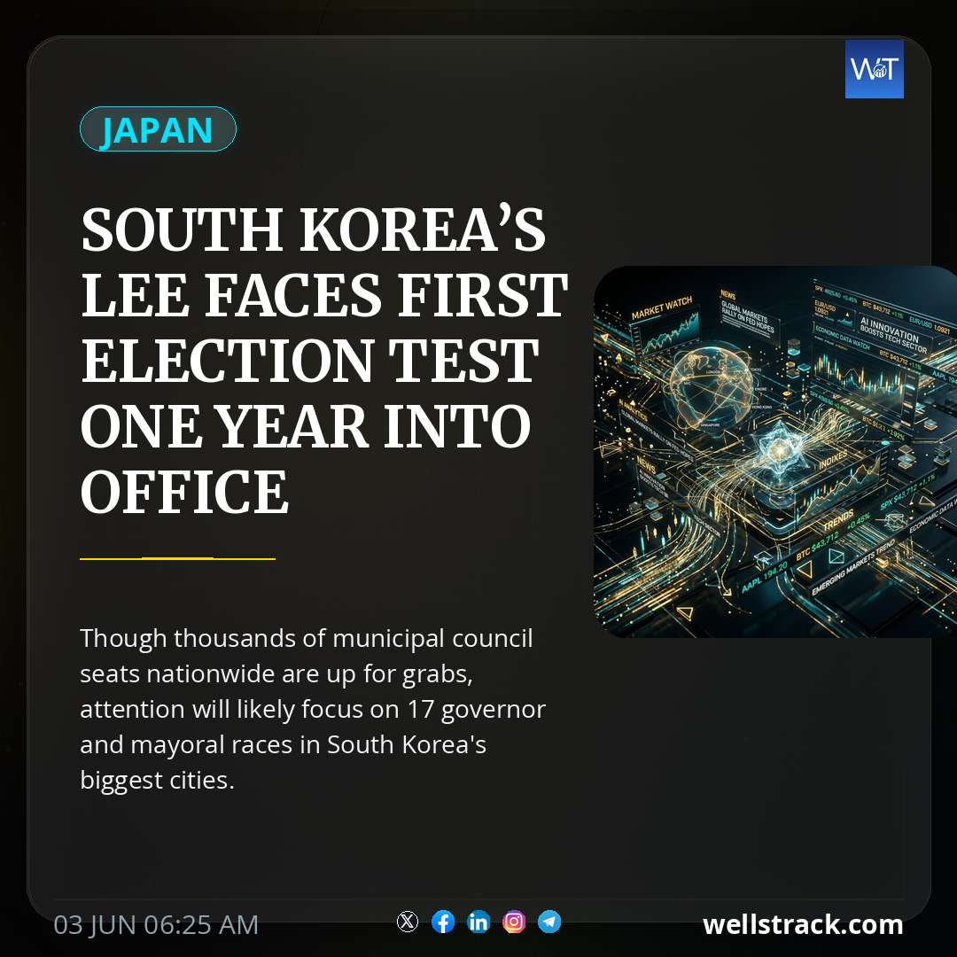 South Korea’s Lee faces first election test one year into office — WellsTrack