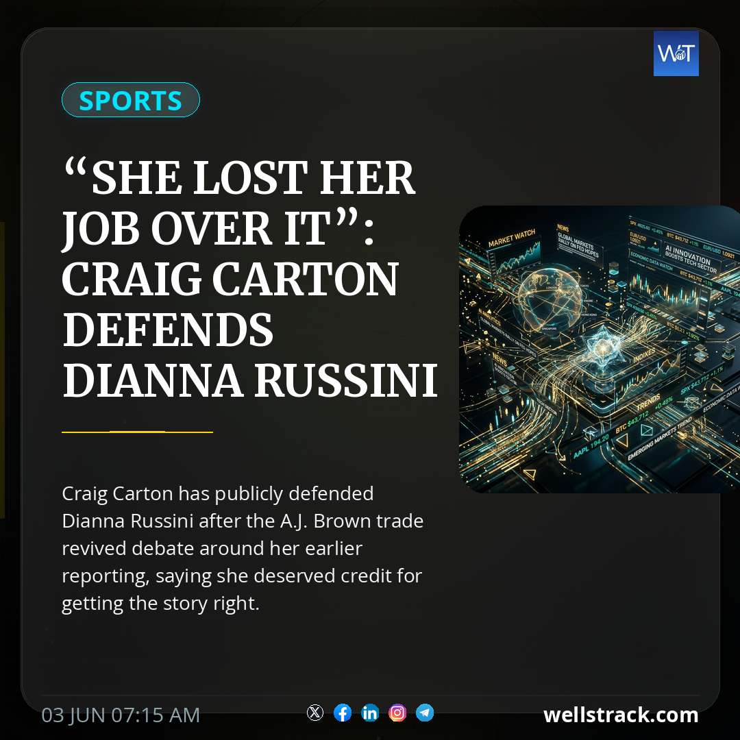 “She Lost Her Job Over It”: Craig Carton Defends Dianna Russini As A.J. Brown Trade Sparks Fresh Debate — WellsTrack