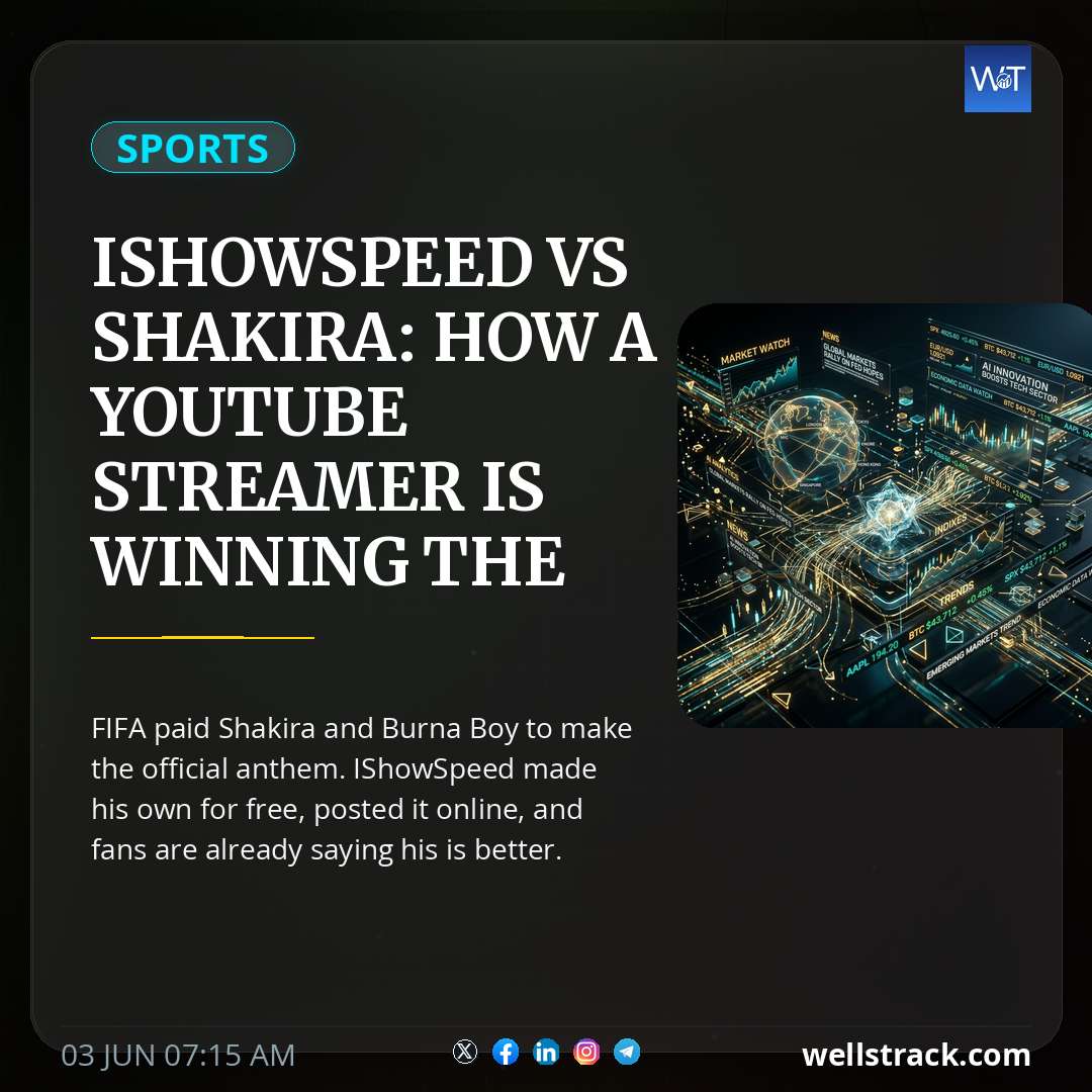 IShowSpeed Vs Shakira: How A YouTube Streamer Is Winning The 2026 World Cup Song War — WellsTrack