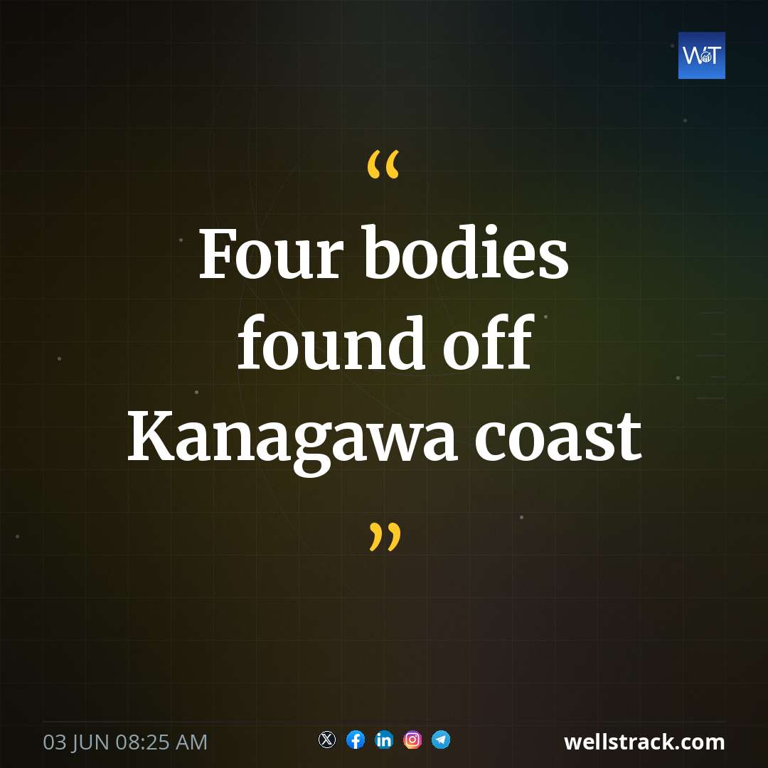 Four bodies found off Kanagawa coast — WellsTrack