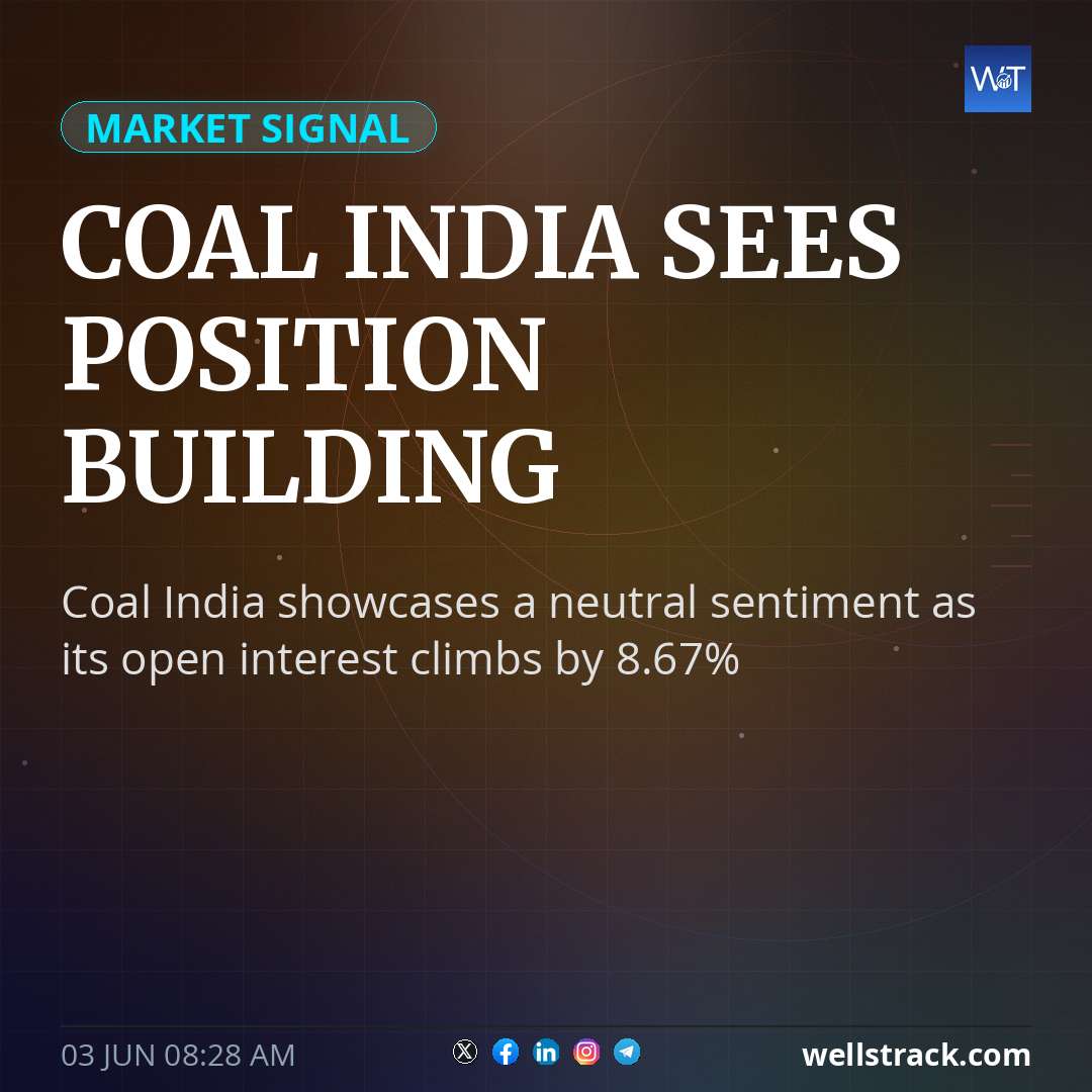 COAL INDIA SEES POSITION BUILDING — WellsTrack