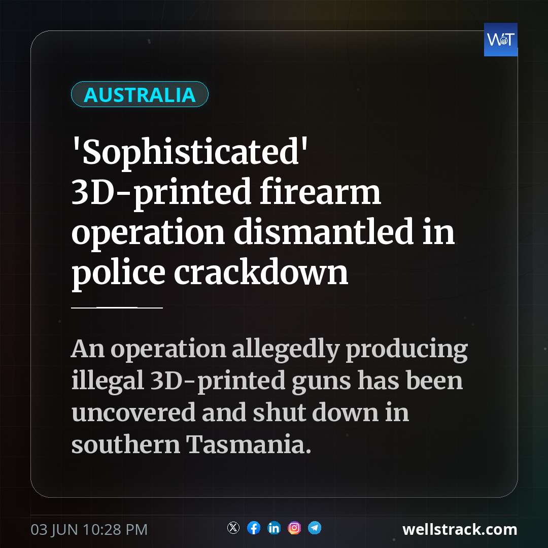 'Sophisticated' 3D-printed firearm operation dismantled in police crackdown — WellsTrack