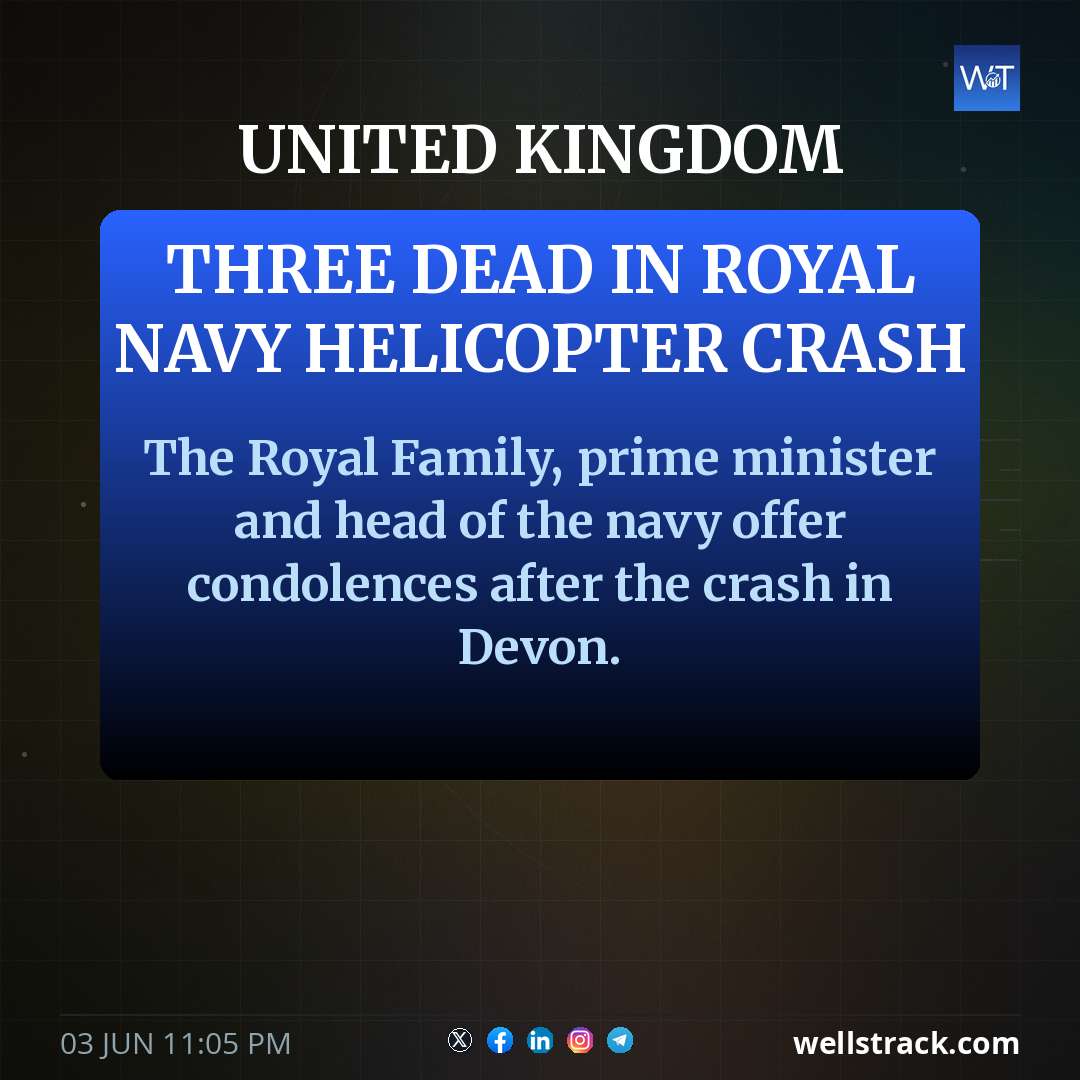 Three dead in Royal Navy helicopter crash