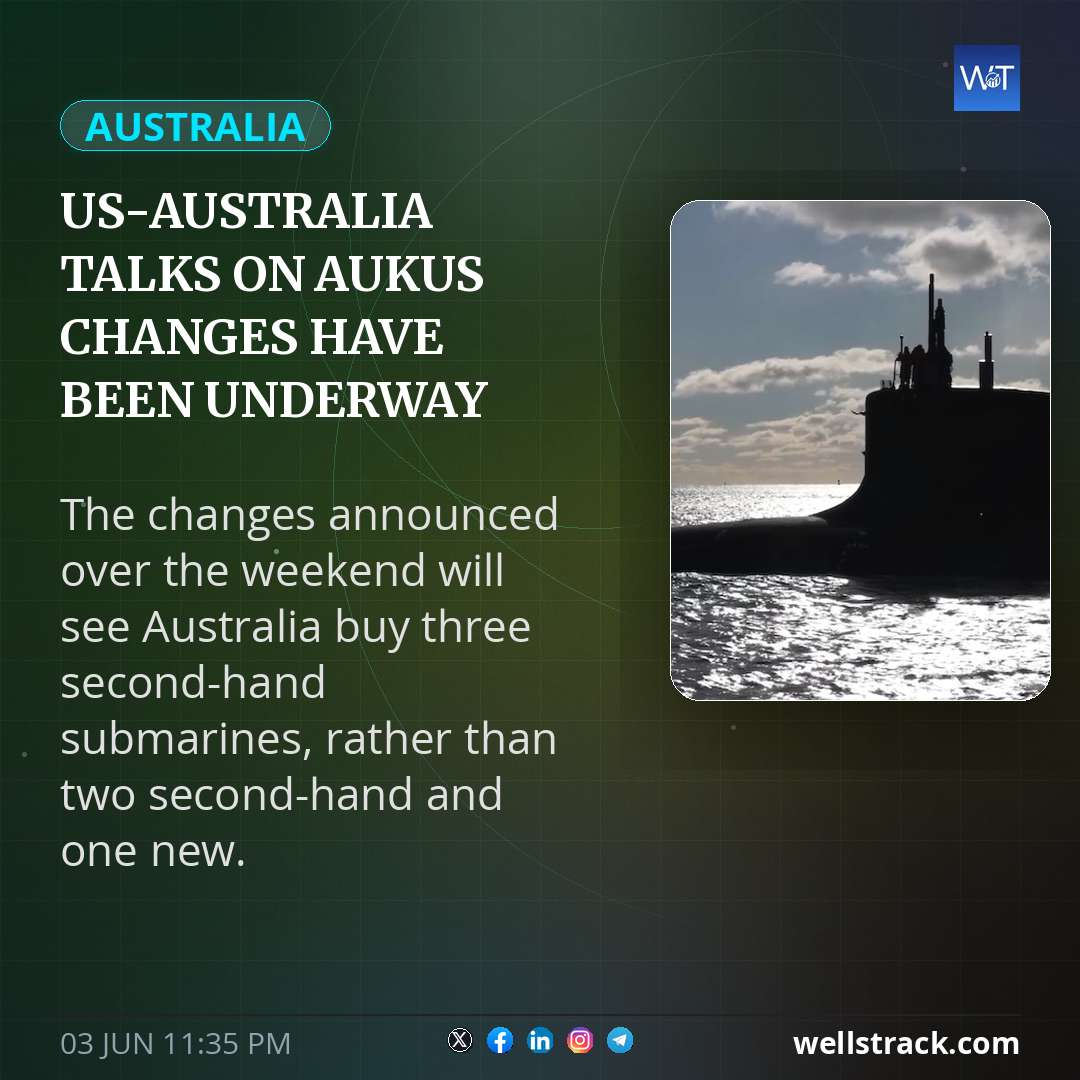 US-Australia talks on AUKUS changes have been underway for 18 months — WellsTrack