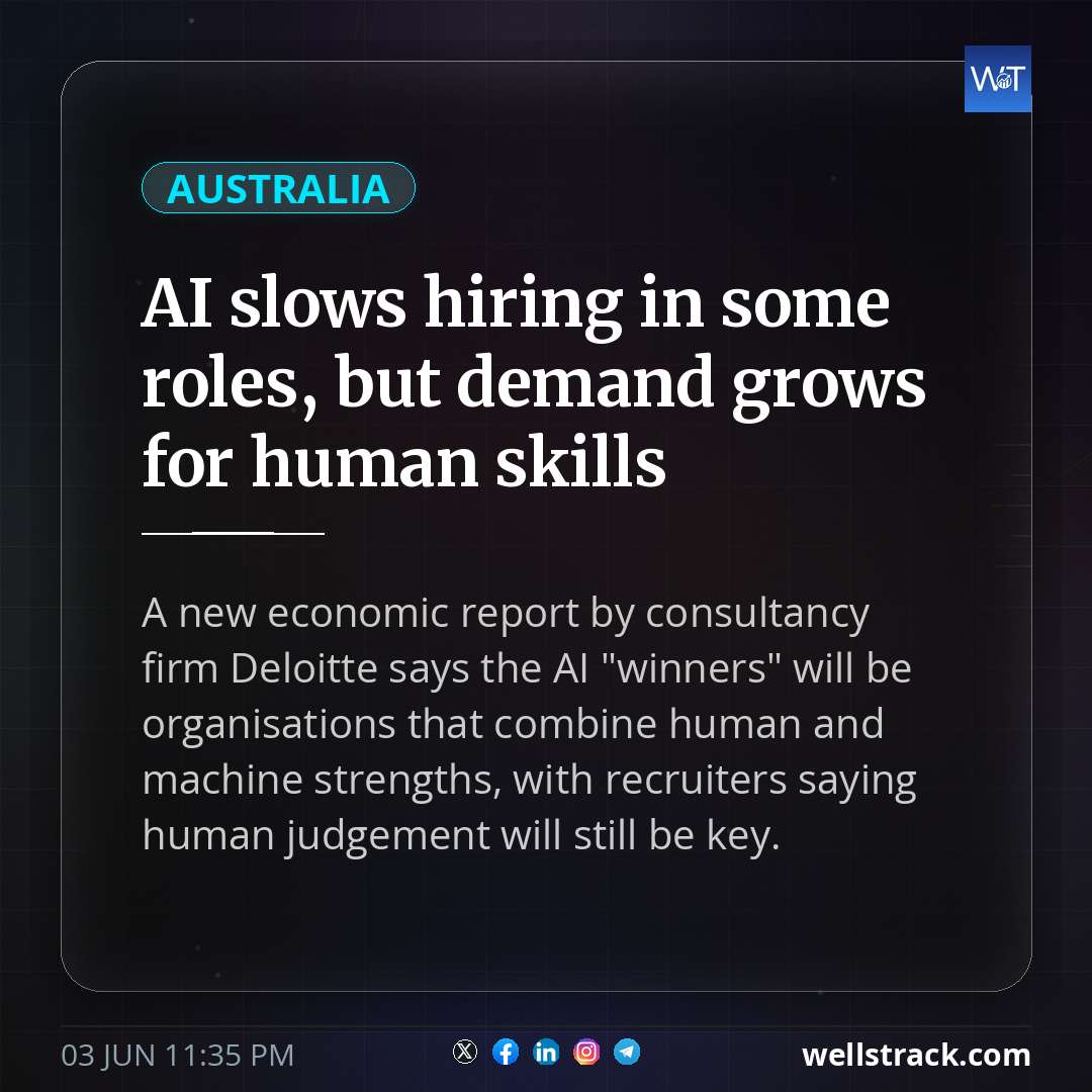 AI slows hiring in some roles, but demand grows for human skills — WellsTrack