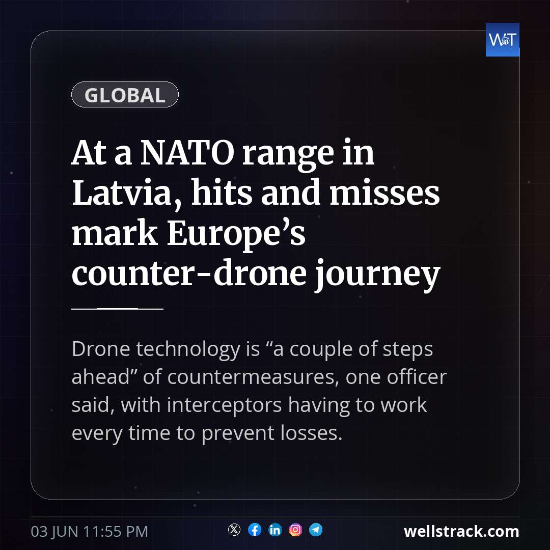 At a NATO range in Latvia, hits and misses mark Europe’s counter-drone journey — WellsTrack