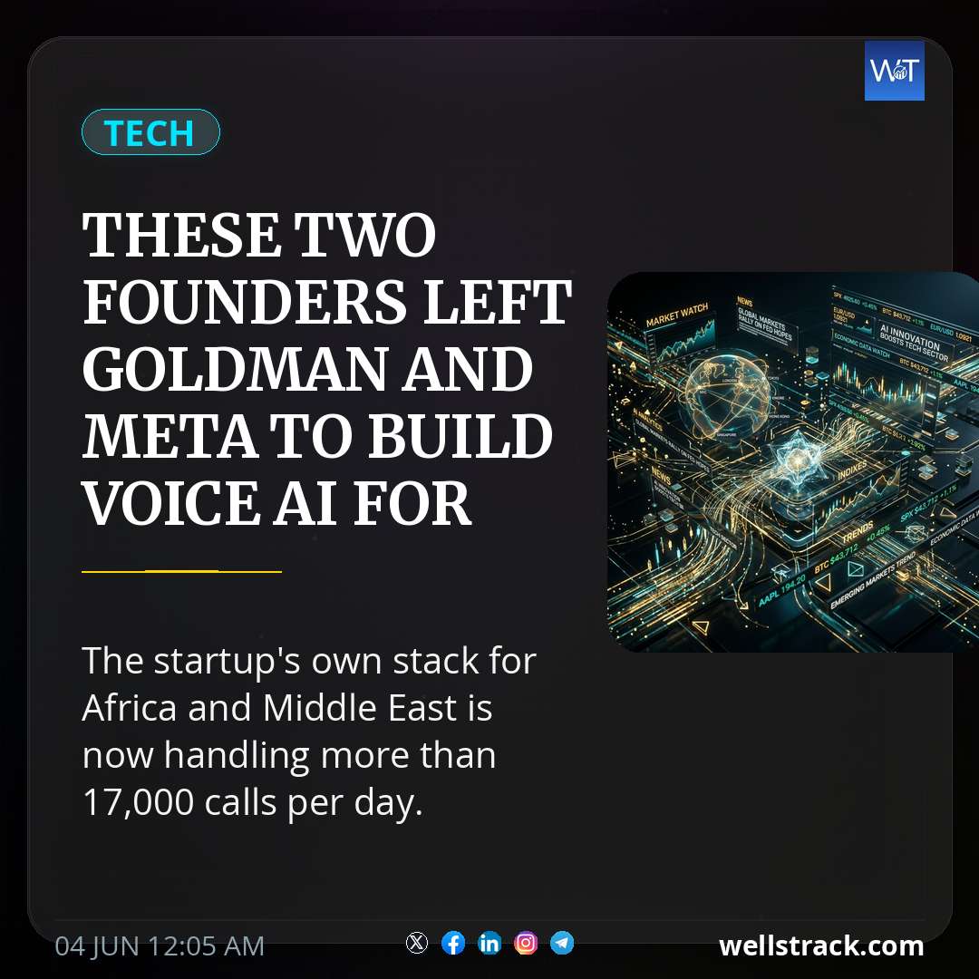 These two founders left Goldman and Meta to build voice AI for markets everyone else overlooked — WellsTrack