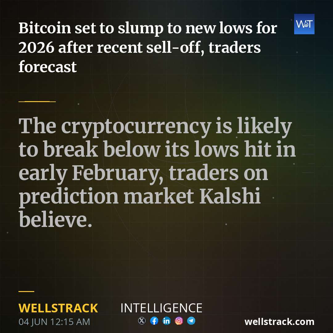 Bitcoin set to slump to new lows for 2026 after recent sell-off, traders forecast