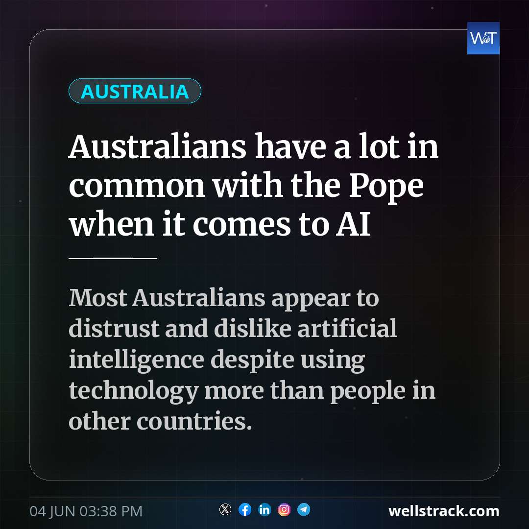 Australians have a lot in common with the Pope when it comes to AI — WellsTrack