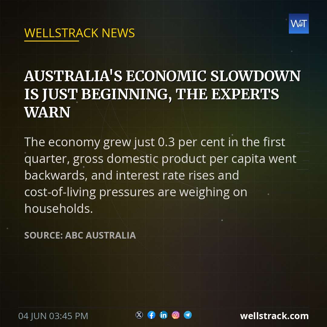 Australia's economic slowdown is just beginning, the experts warn