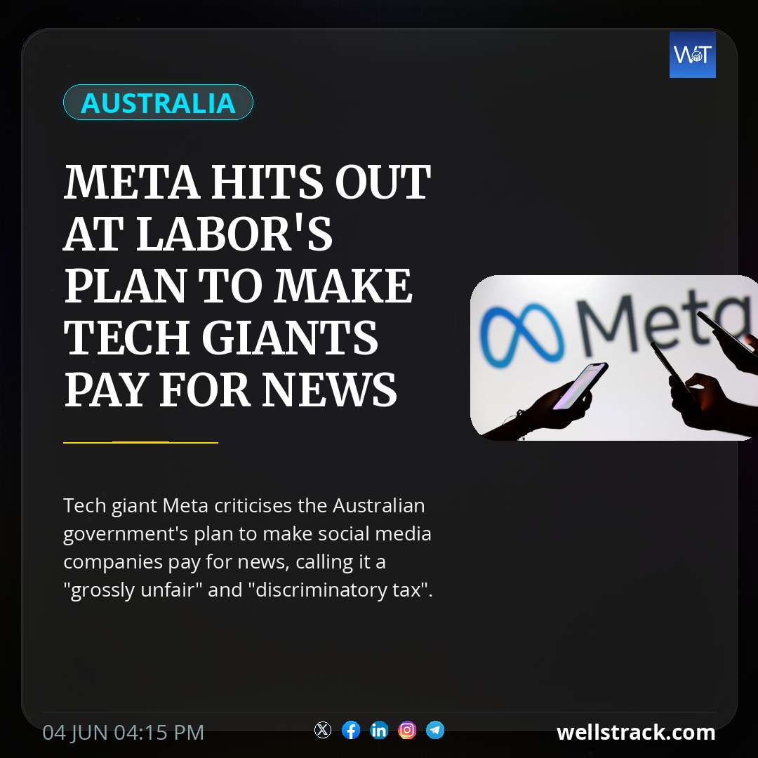 Meta hits out at Labor's plan to make tech giants pay for news