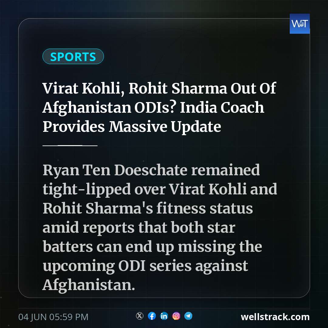 Virat Kohli, Rohit Sharma Out Of Afghanistan ODIs? India Coach Provides Massive Update