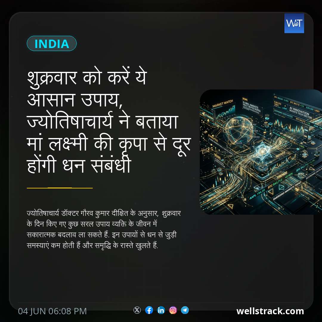 शुक्रवार को करें ये आसान उपाय, ज्योतिषाचार्य ने बताया मां लक्ष्मी की कृपा से दूर होंगी धन संबंधी परेशानियां