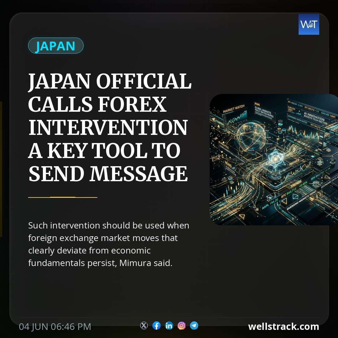 Japan official calls forex intervention a key tool to send message