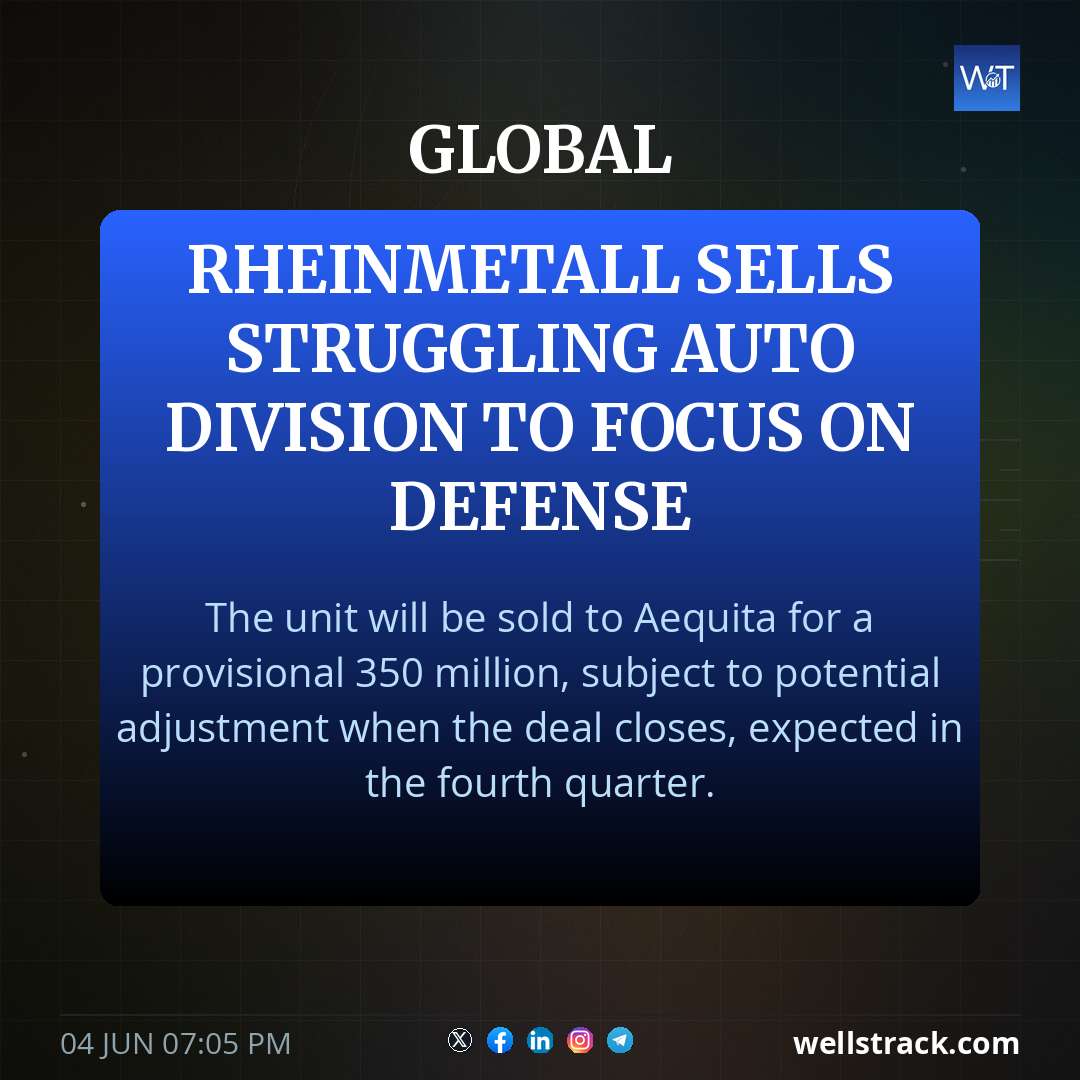Rheinmetall sells struggling auto division to focus on defense