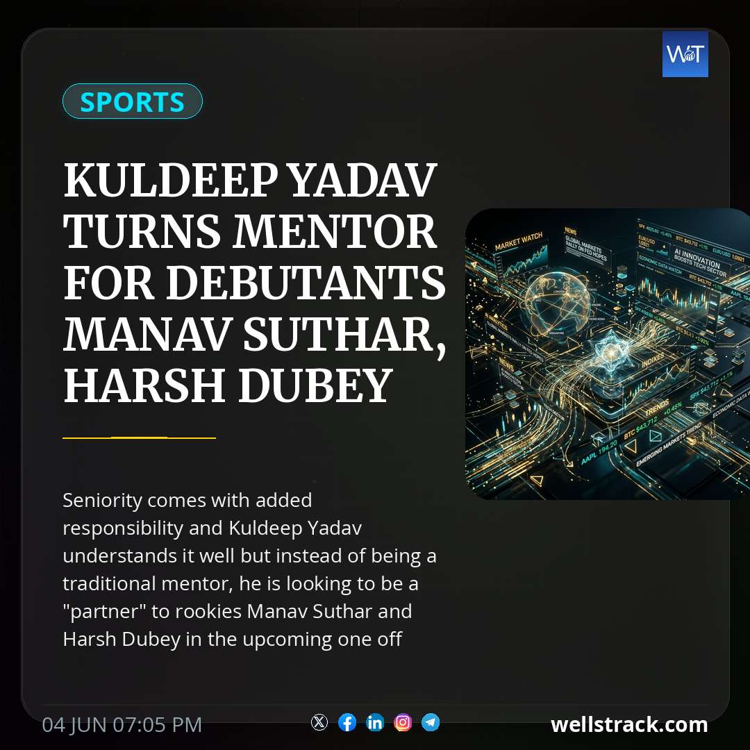 Kuldeep Yadav Turns Mentor For Debutants Manav Suthar, Harsh Dubey For Afghanistan Test
