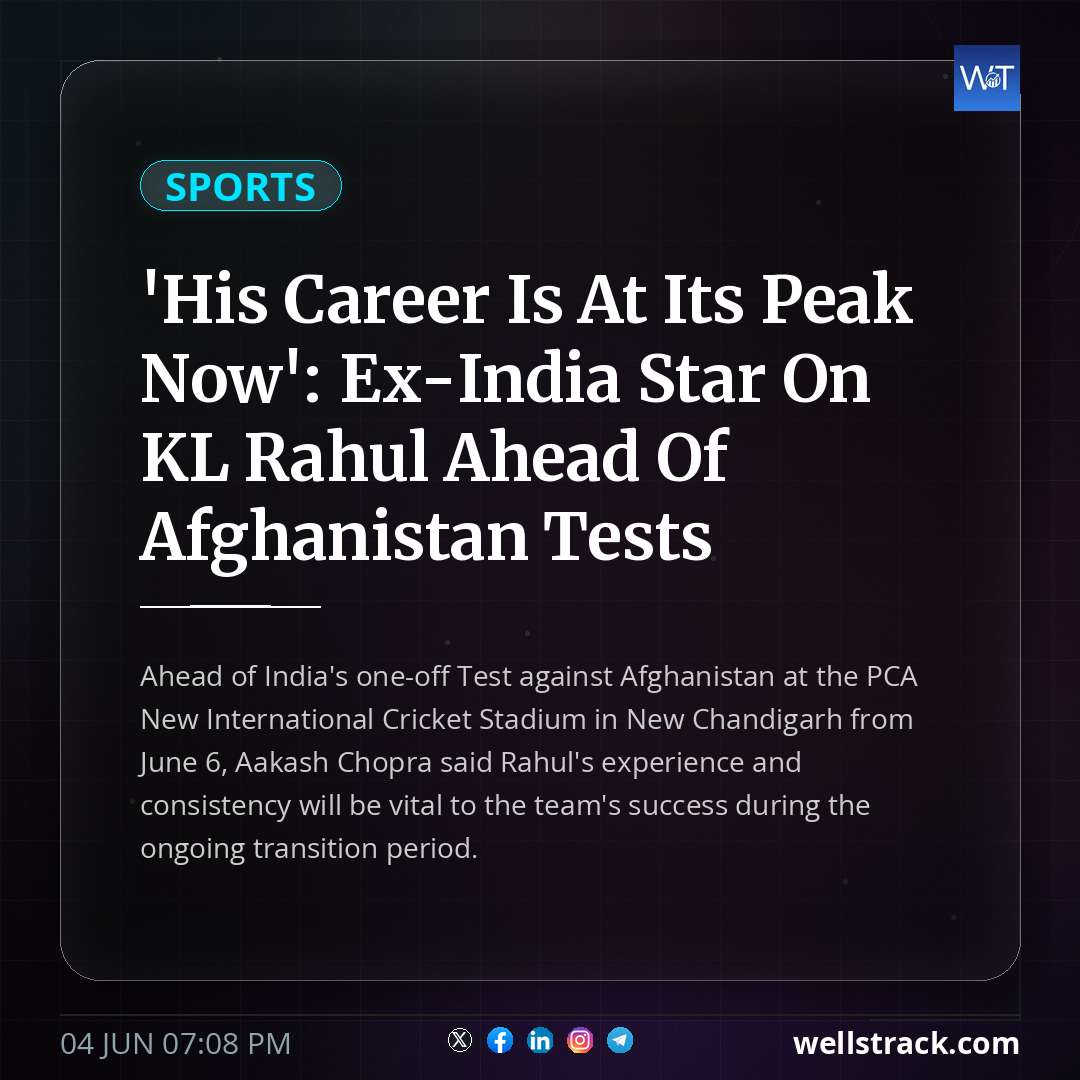 'His Career Is At Its Peak Now': Ex-India Star On KL Rahul Ahead Of Afghanistan Tests
