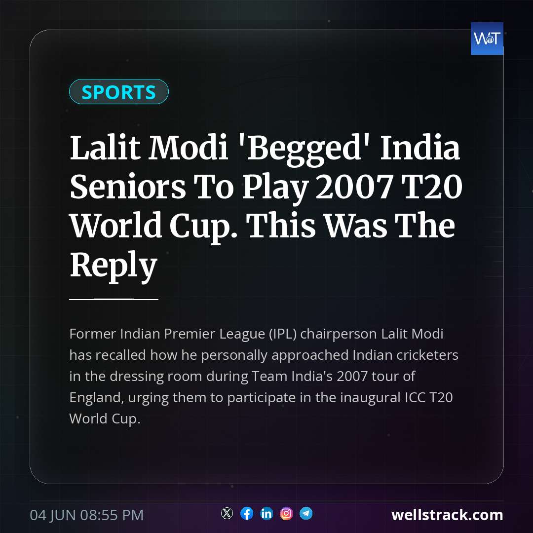 Lalit Modi 'Begged' India Seniors To Play 2007 T20 World Cup. This Was The Reply