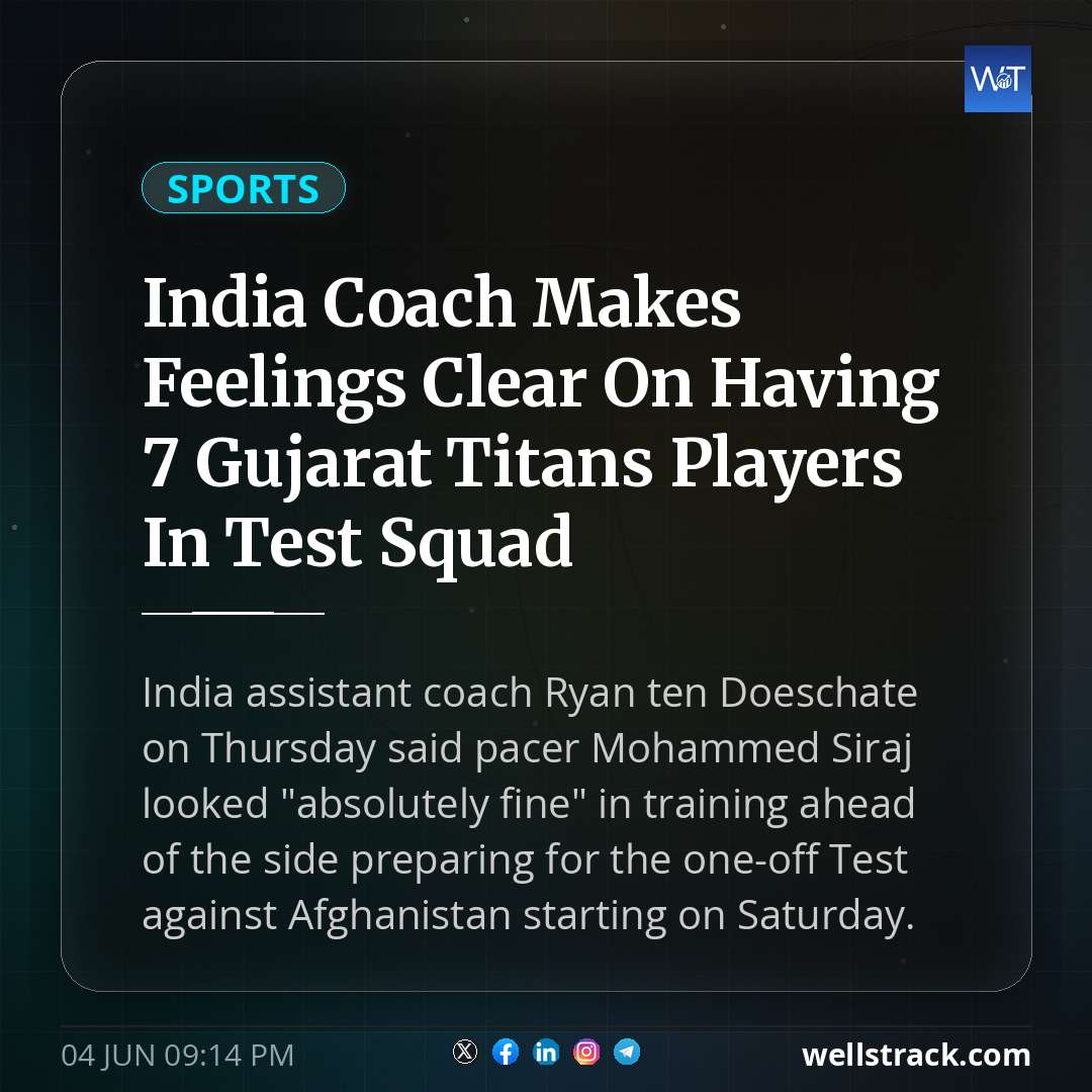 India Coach Makes Feelings Clear On Having 7 Gujarat Titans Players In Test Squad