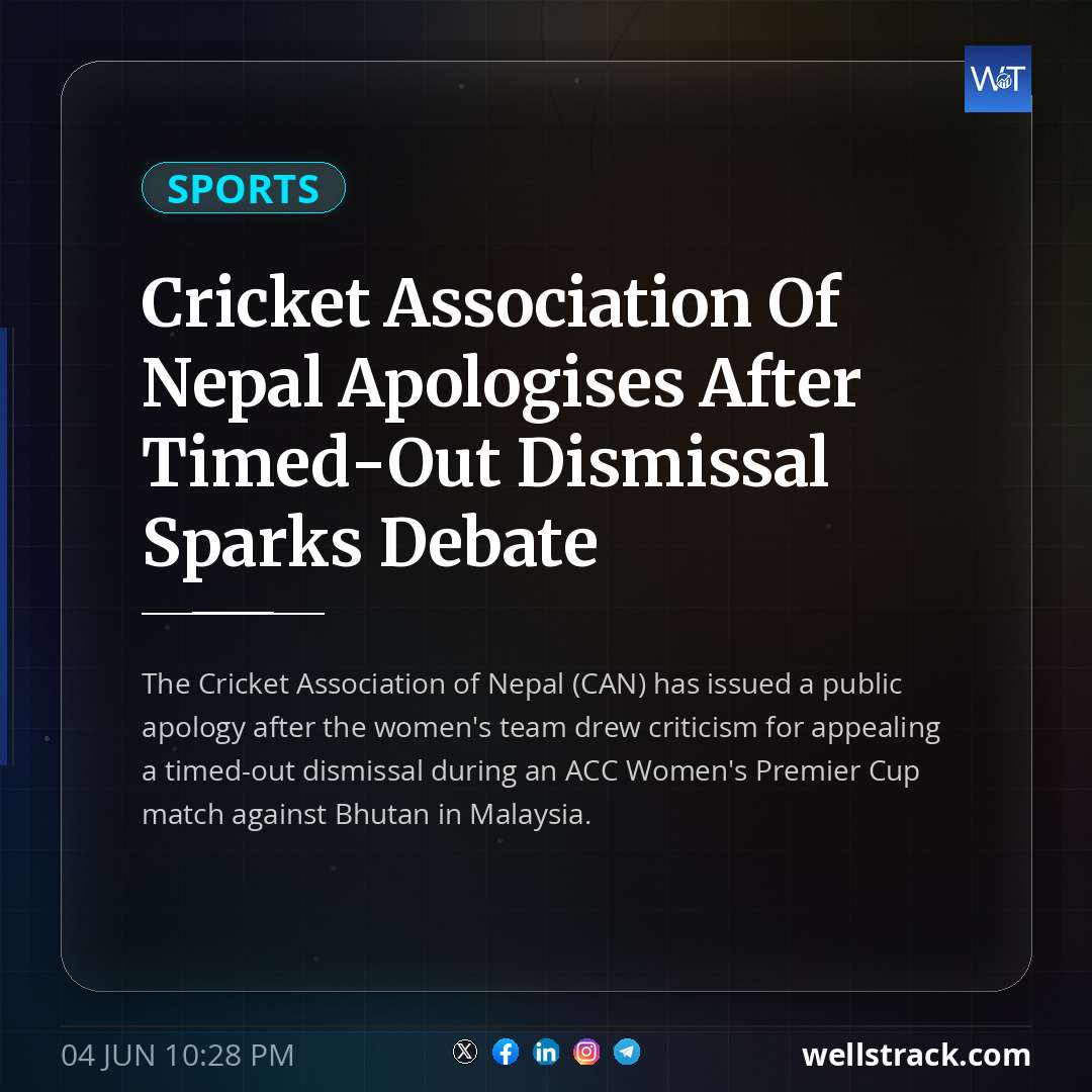 Cricket Association Of Nepal Apologises After Timed-Out Dismissal Sparks Debate