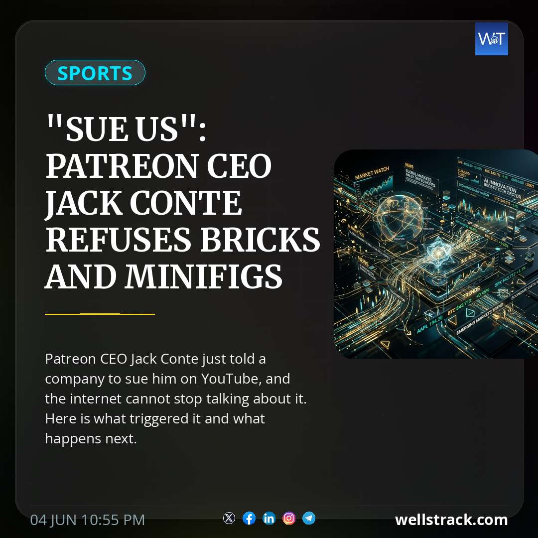 "Sue Us": Patreon CEO Jack Conte Refuses Bricks and Minifigs Demand to Remove Reckless Ben's Patreon Account