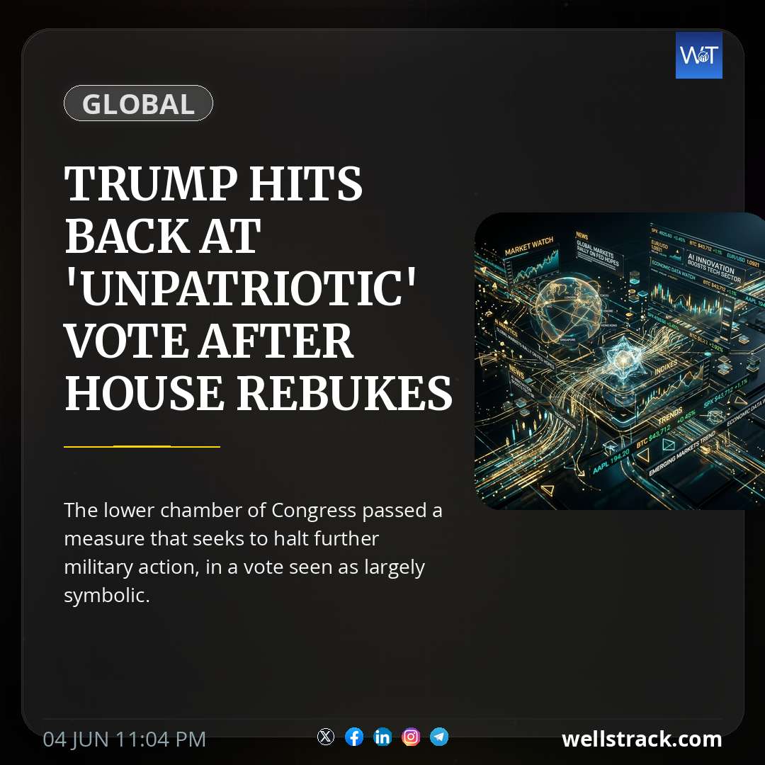 Trump hits back at 'unpatriotic' vote after House rebukes him over Iran