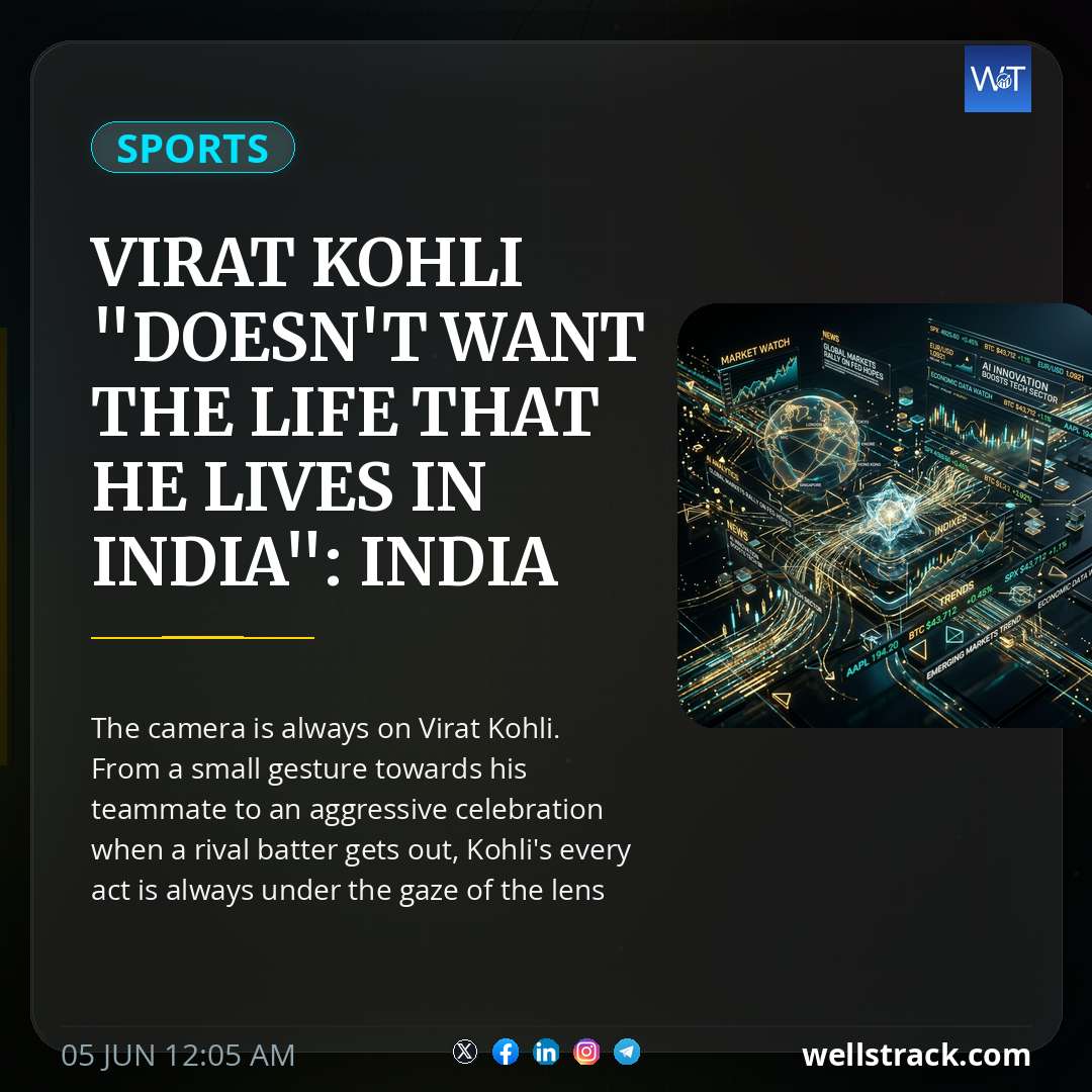 Virat Kohli "Doesn't Want The Life That He Lives In India": India And RCB Great's Ex-Teammate Explains Why
