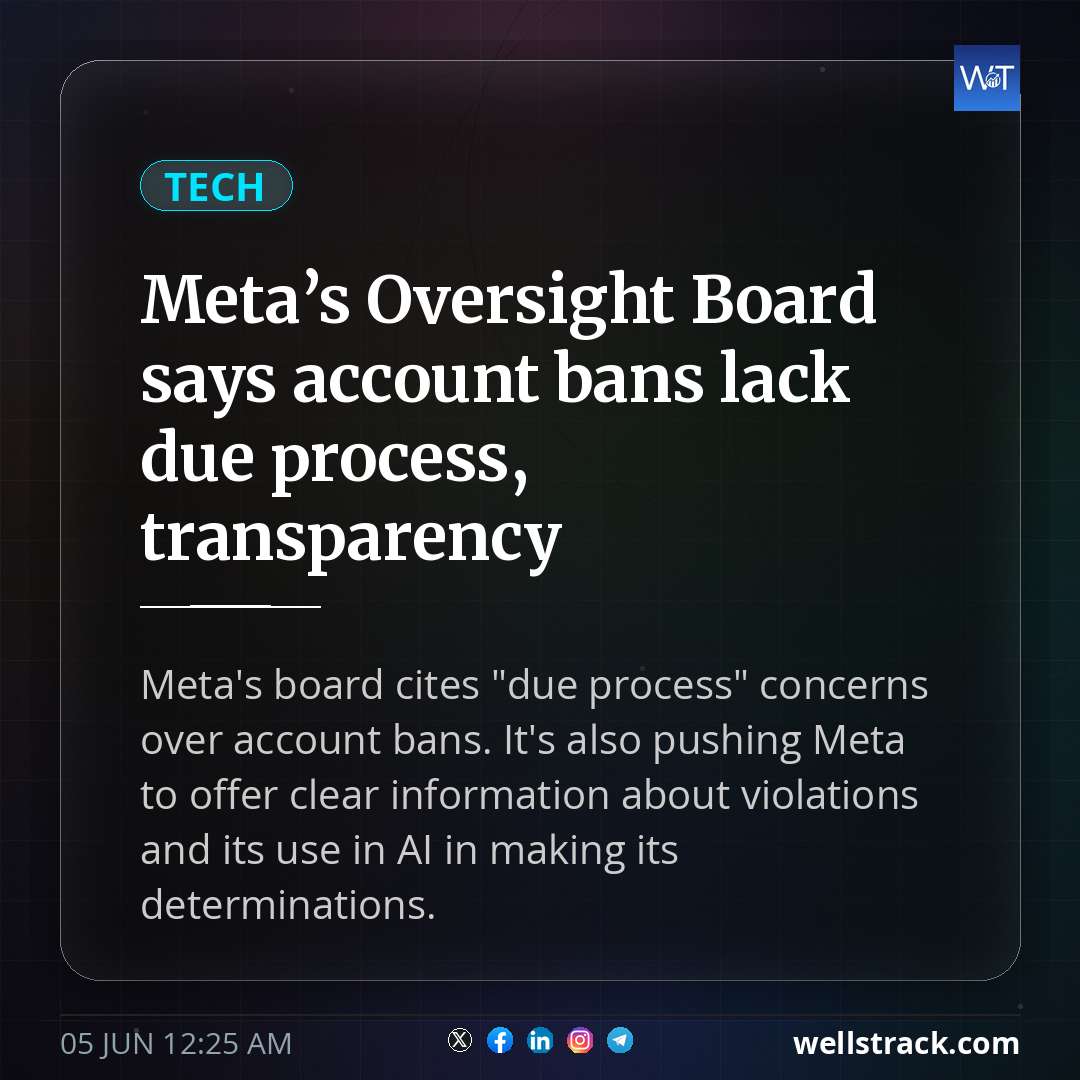 Meta’s Oversight Board says account bans lack due process, transparency