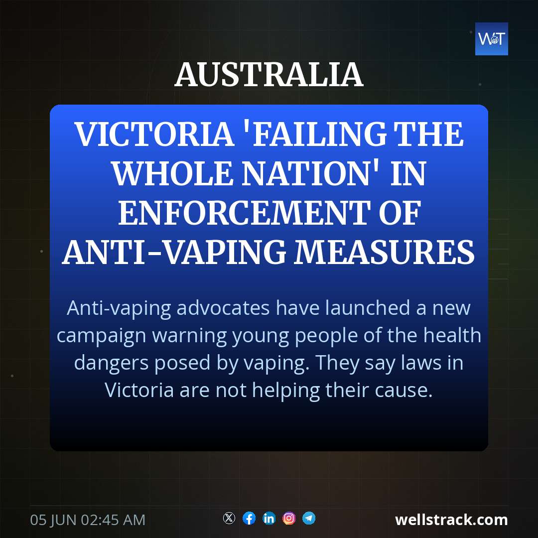 Victoria 'failing the whole nation' in enforcement of anti-vaping measures — WellsTrack