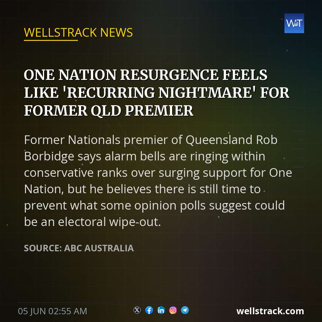 One Nation resurgence feels like 'recurring nightmare' for former Qld premier