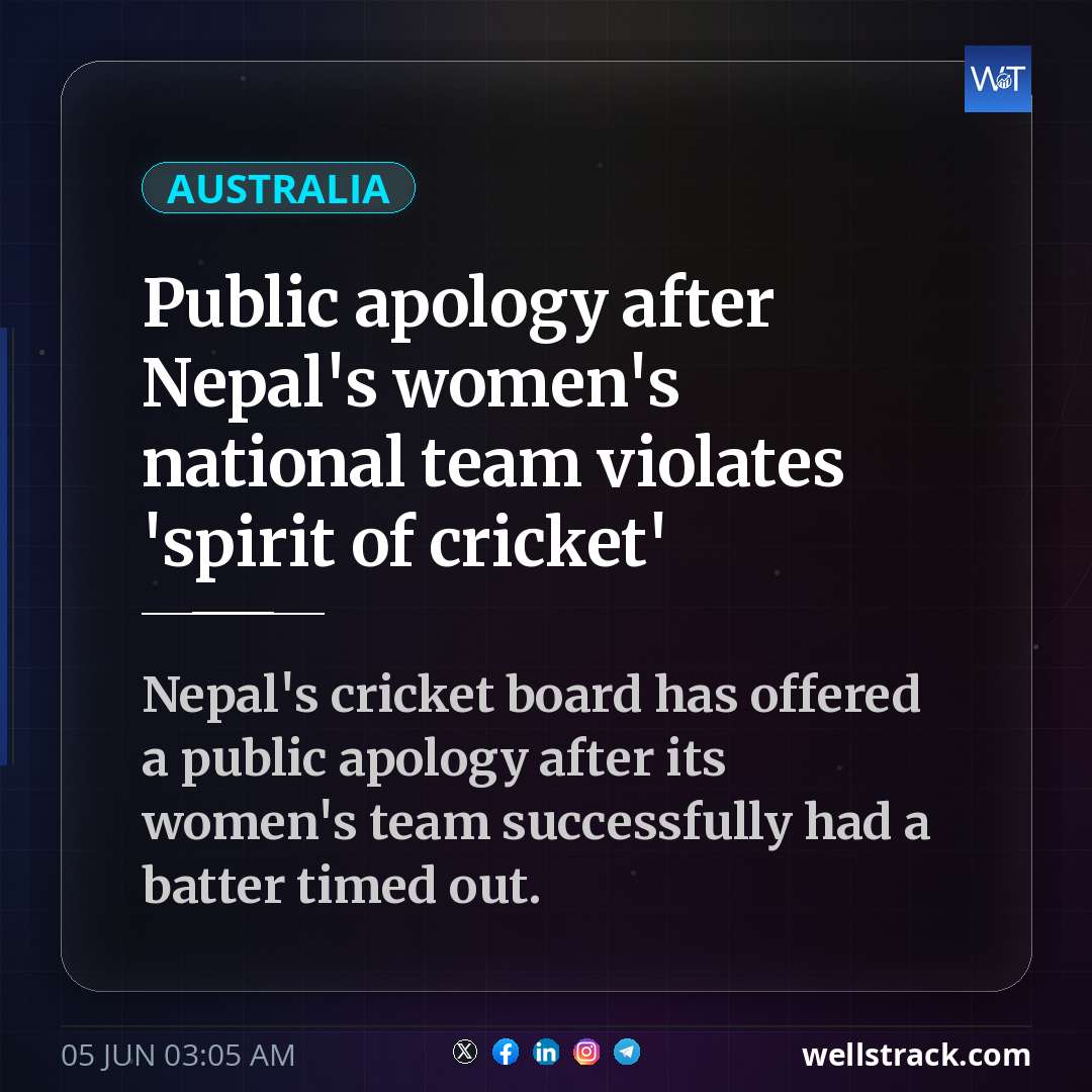Public apology after Nepal's women's national team violates 'spirit of cricket'