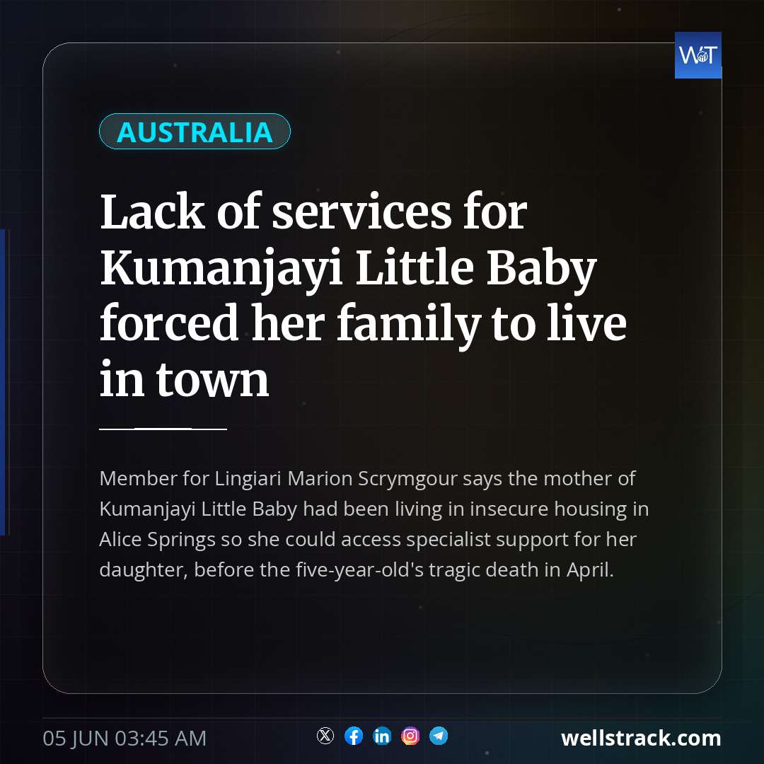 Lack of services for Kumanjayi Little Baby forced her family to live in town