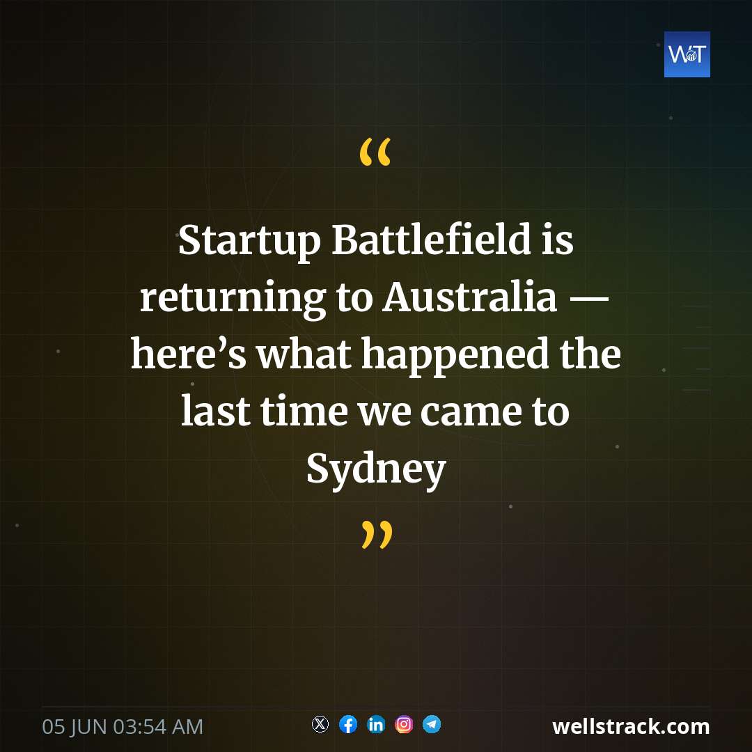 Startup Battlefield is returning to Australia — here’s what happened the last time we came to Sydney