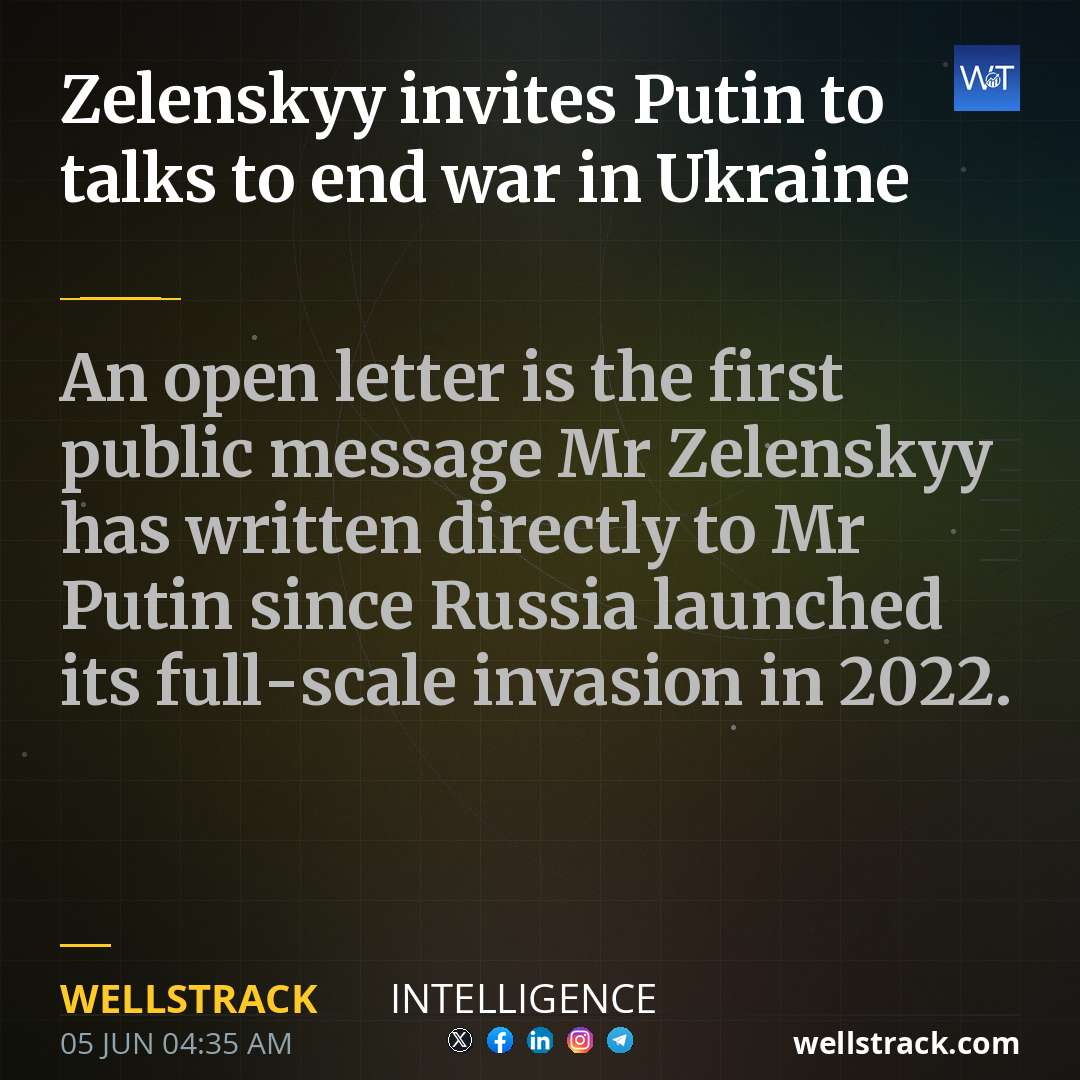 Zelenskyy invites Putin to talks to end war in Ukraine