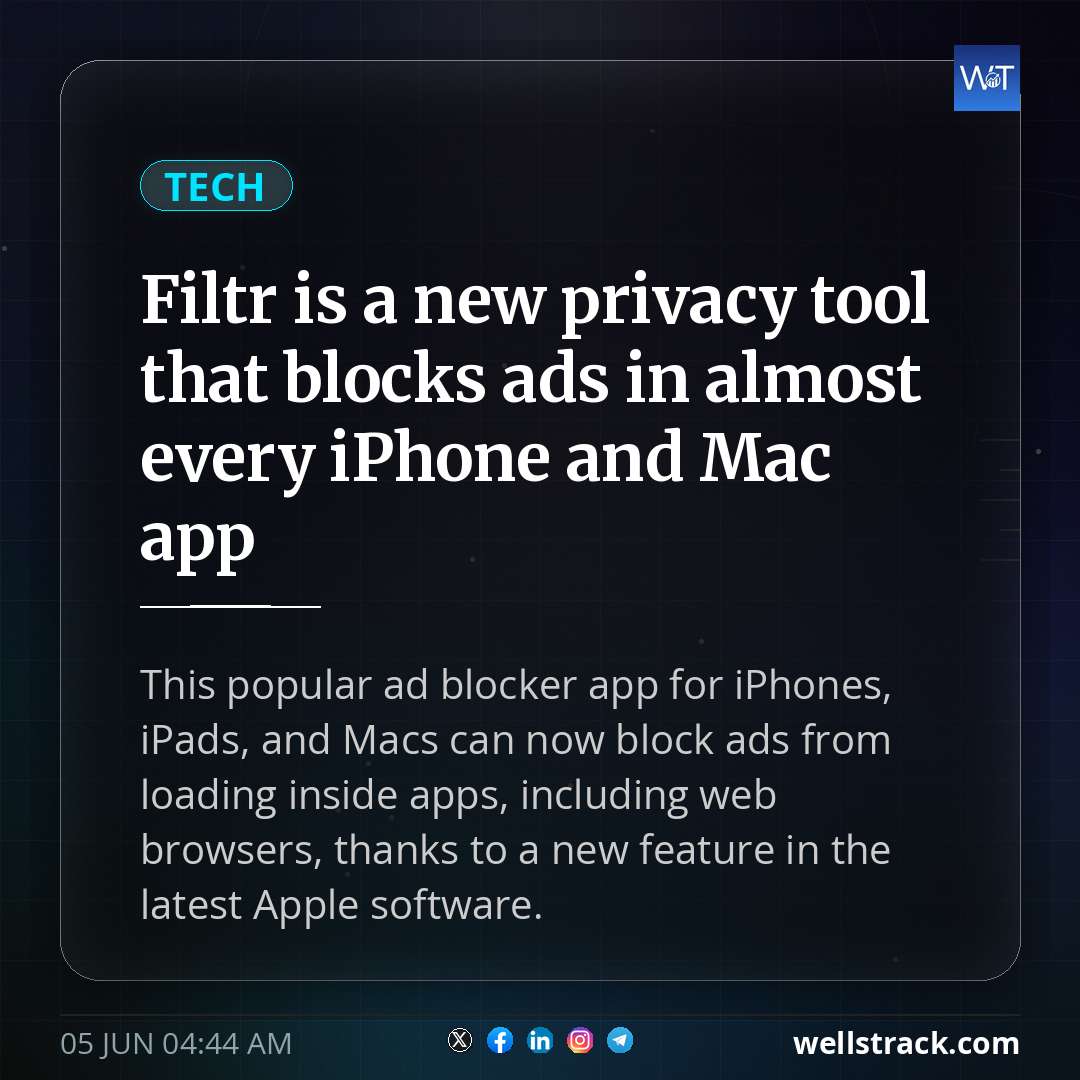 Filtr is a new privacy tool that blocks ads in almost every iPhone and Mac app