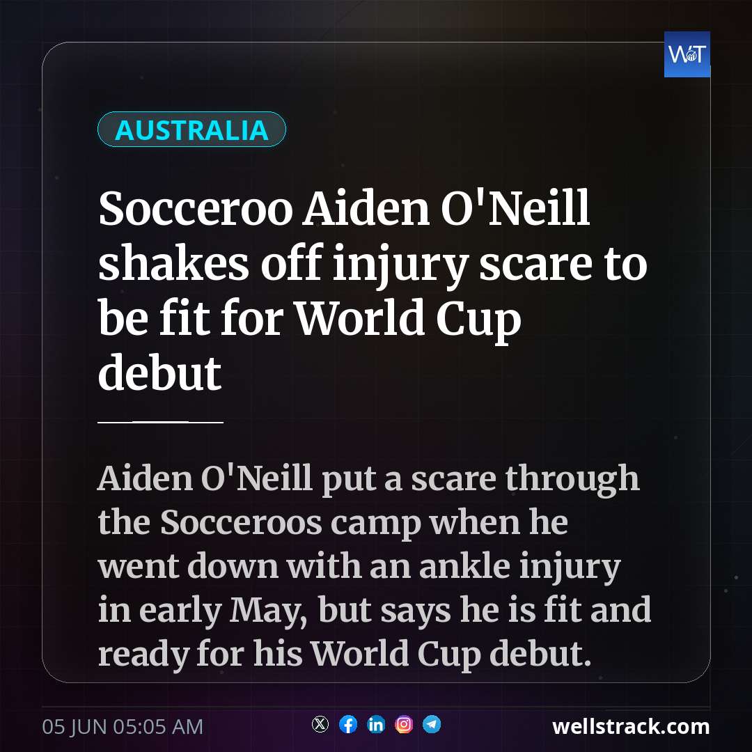 Socceroo Aiden O'Neill shakes off injury scare to be fit for World Cup debut