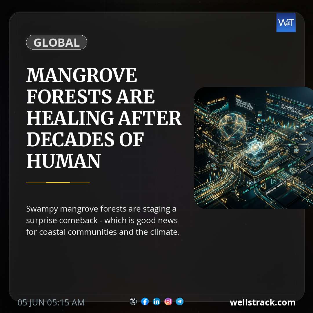 Mangrove forests are healing after decades of human destruction