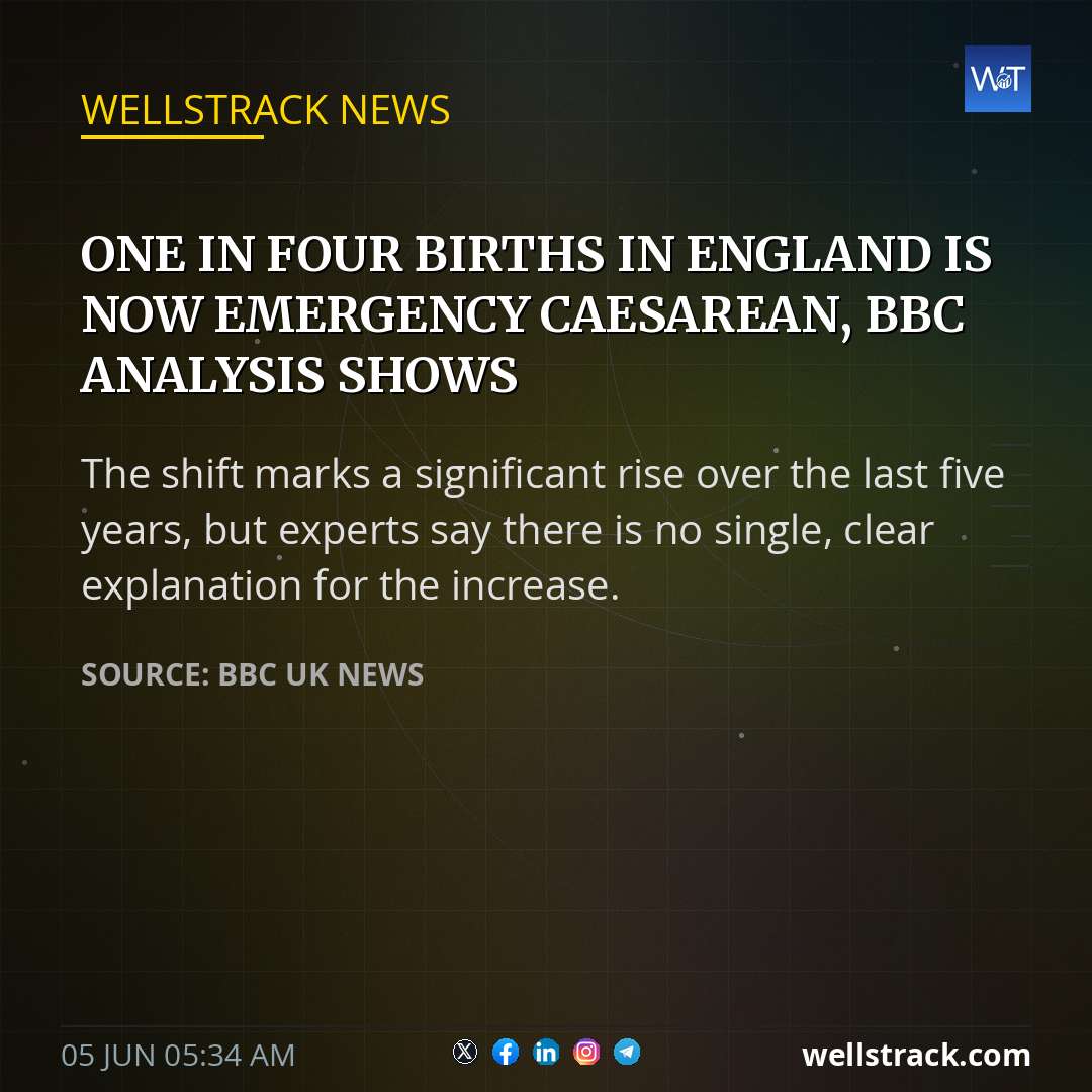 One in four births in England is now emergency caesarean, BBC analysis shows